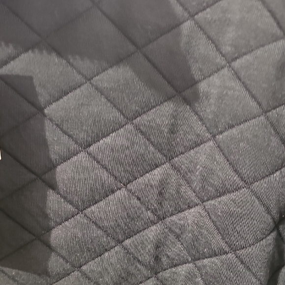 DSG Jacquard Fleece Half Zip Dark Teal Ocean Quilted Pullover Size Medium - Picture 3 of 6